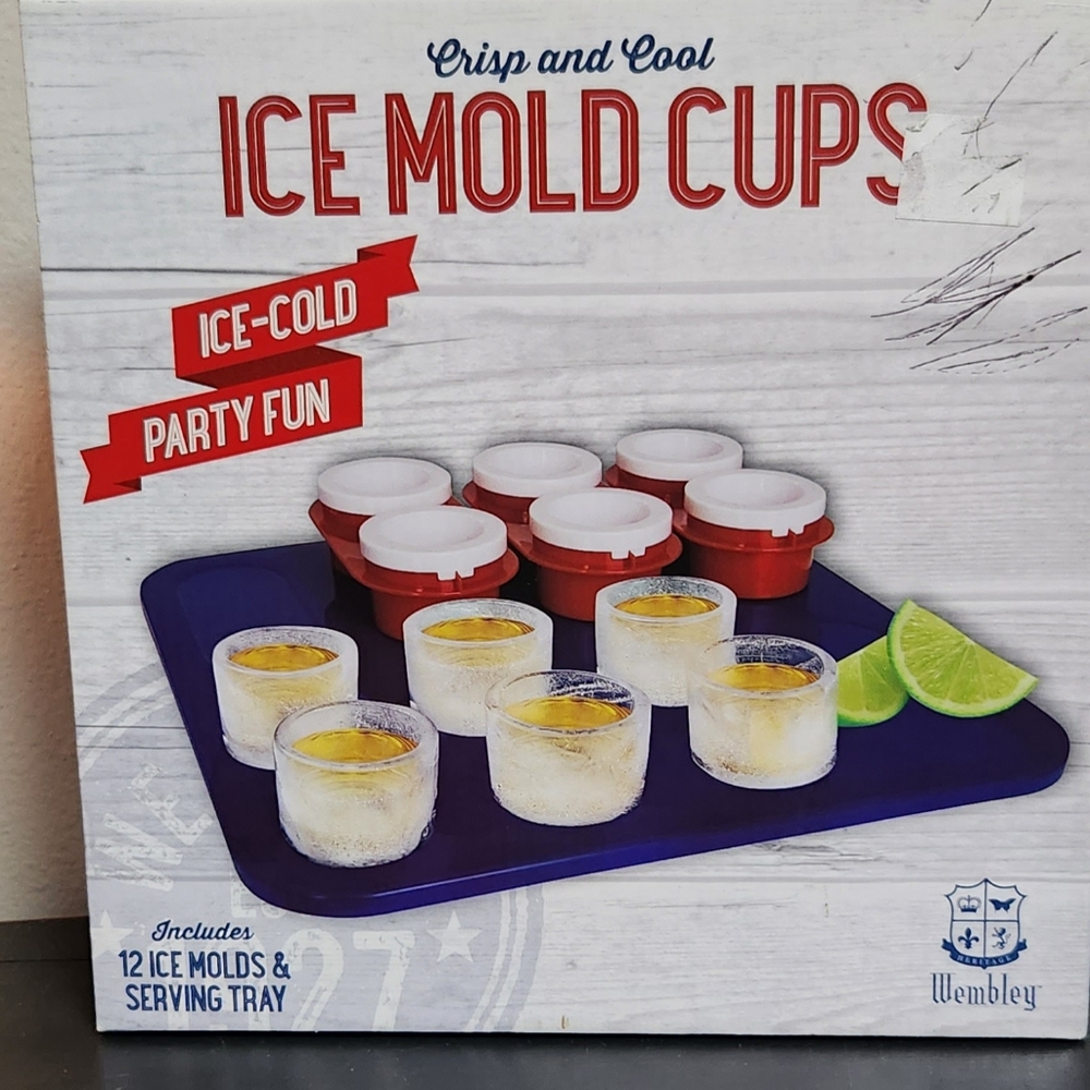 NWT Wembley Ice Mold Cups ~ NYE FUN
